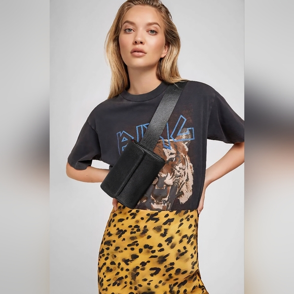 Anine Bing Black Crossbody Bag - Picture 2 of 16